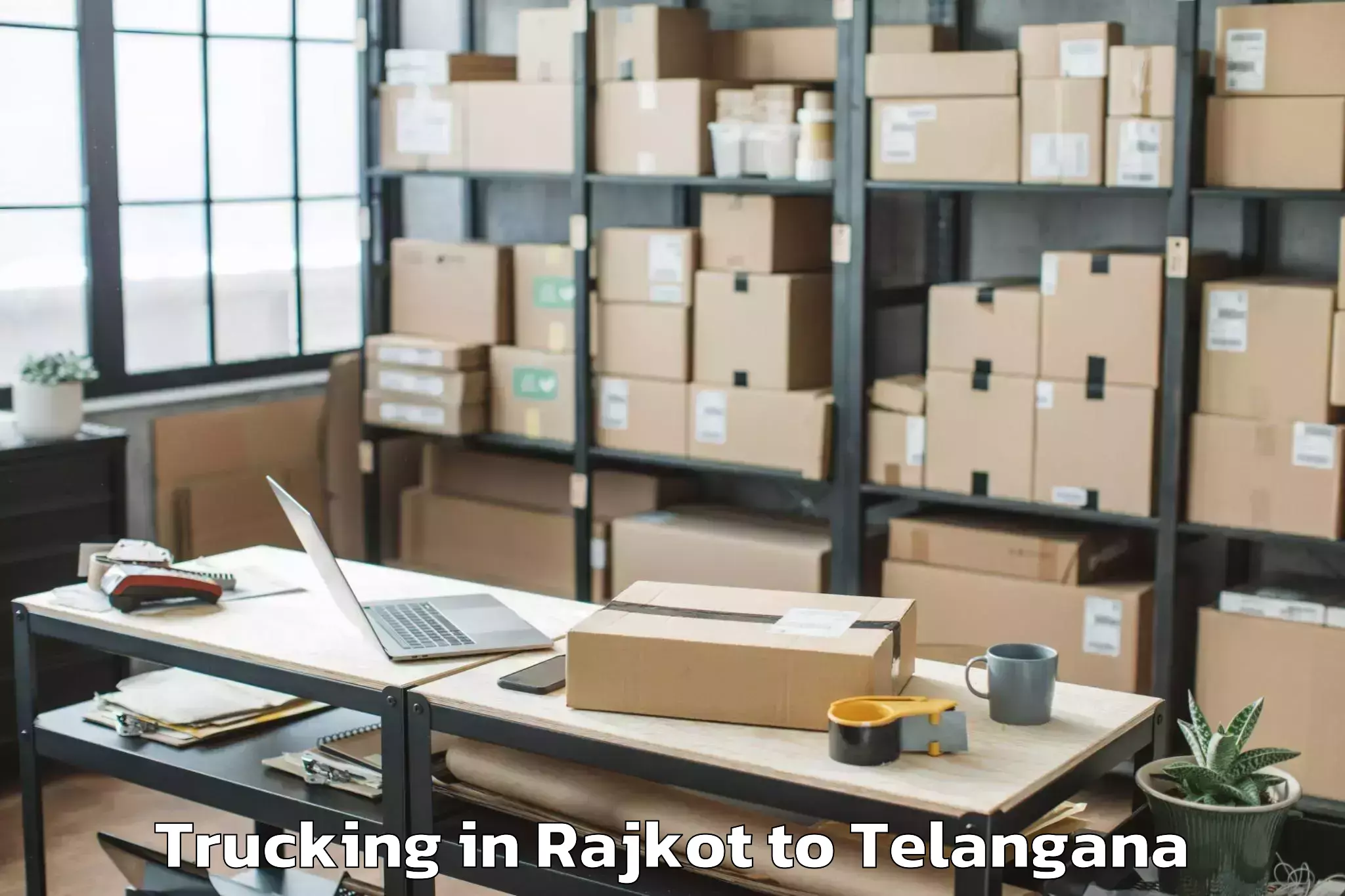 Affordable Rajkot to Kodangal Trucking